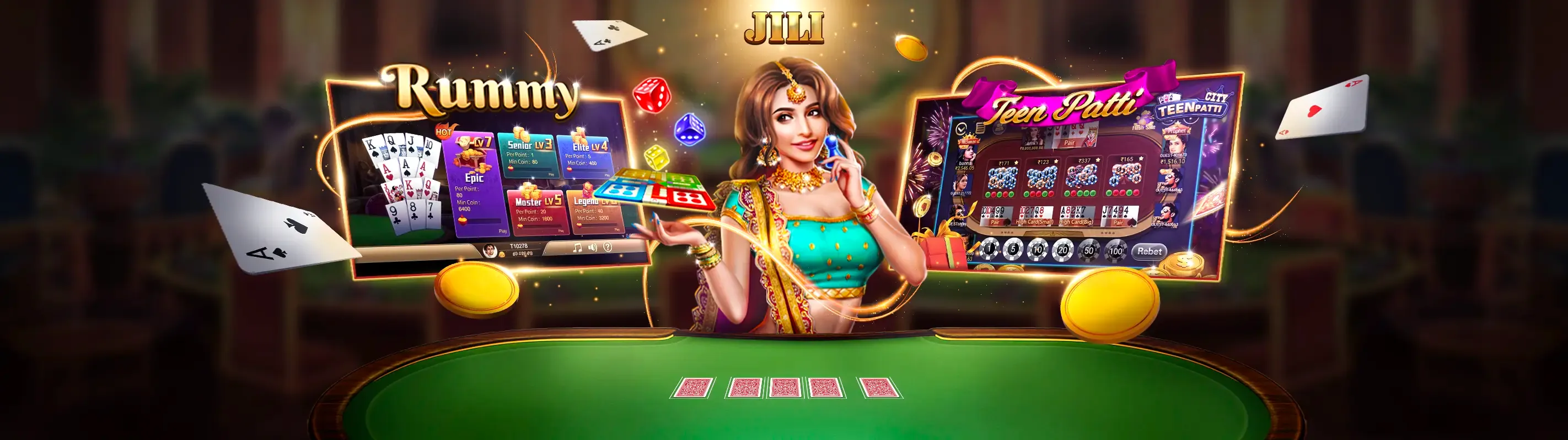 Bàn Baccarat trực tuyến với dealer người thật tại hit clup